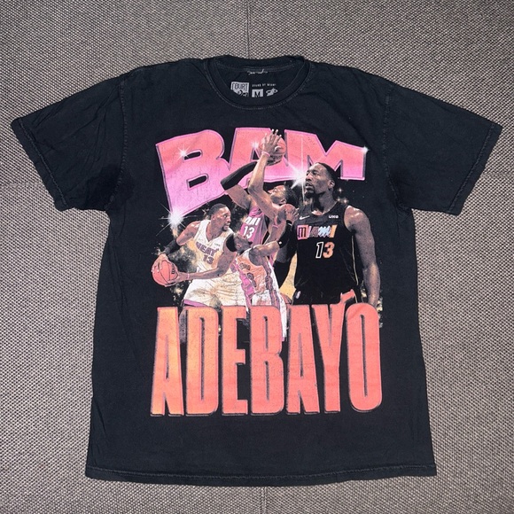 NBA Other - Miami Heat Bam Adebayo NBA Rap Graphic Tee
